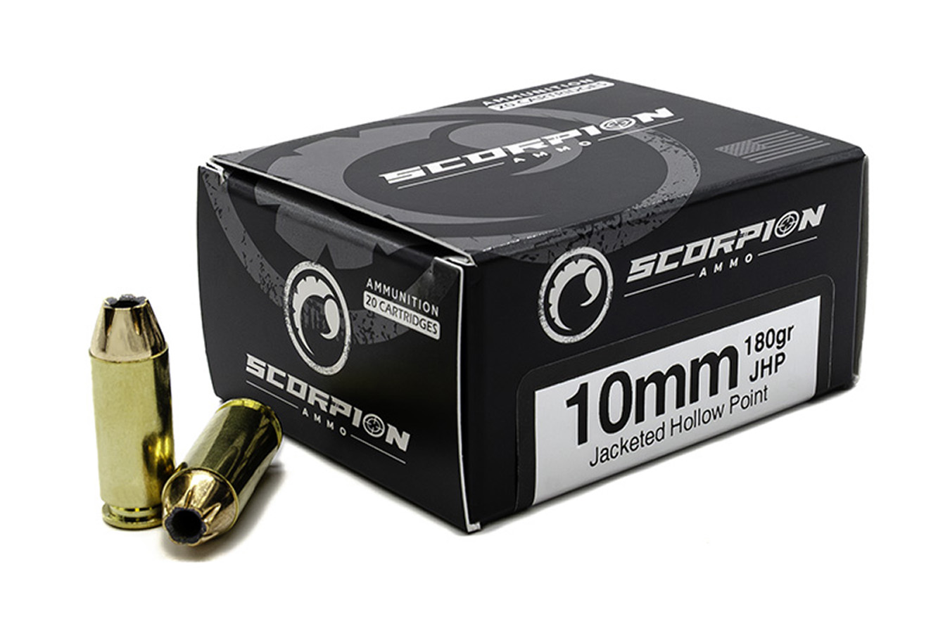 SCORPION 10mm 180 gr JHP Defense 20/Box